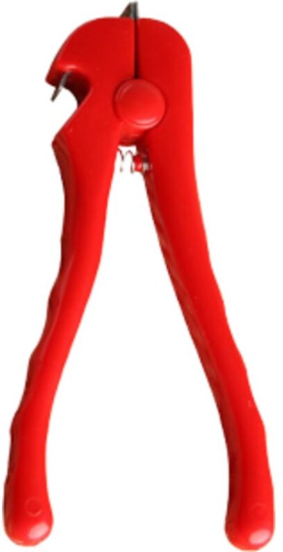 Multifunktionaler Edelstahl-Klappflaschenöffner, Meeresfrüchte-Klammerflaschenöffner, 1 Stück, Rot