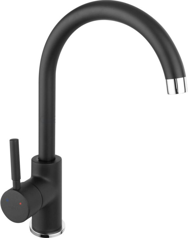 Thumbnail - Ferro Lugio Küchenarmatur Stand schwarz klassisch