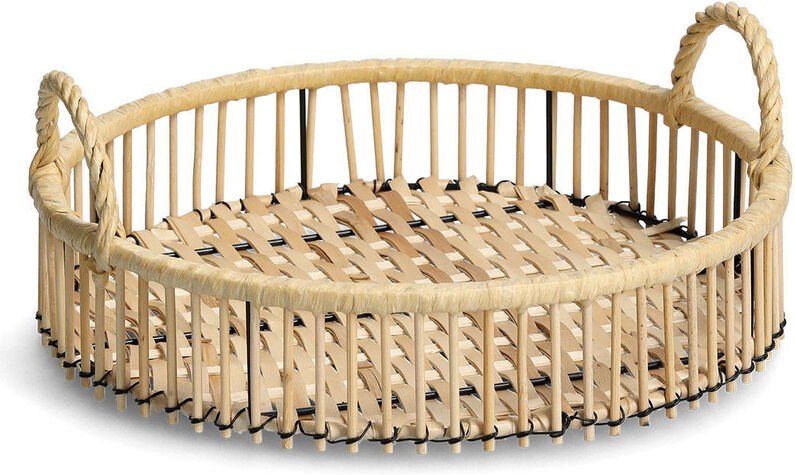 Deko-Tablett RATTAN, Ø 32 cm, ZELLER