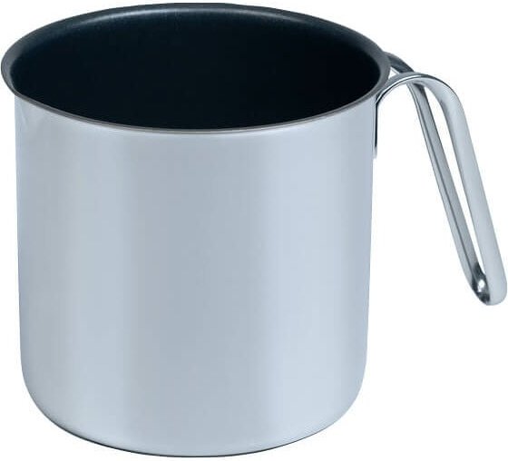 Kelomat Milchtopf Perfekt aus Edelstahl mit Schnabel Ø12 cm Antihaft Induktion
