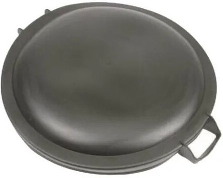 Deckel pe Schwarz Vinmer für Mülleimer 75 l - CV75