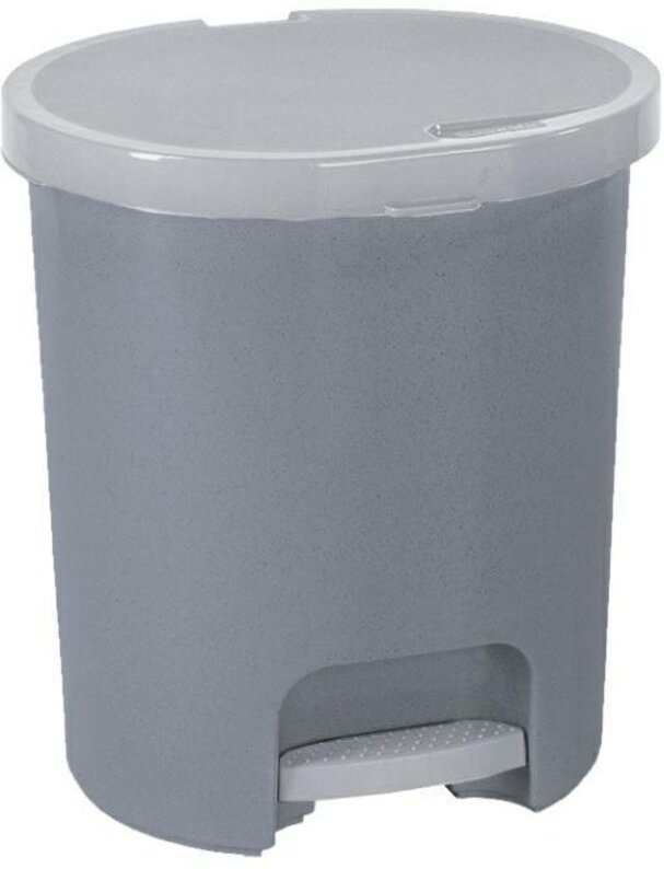 Curver kosz z pedałem 25l /szary lux/ granitowy