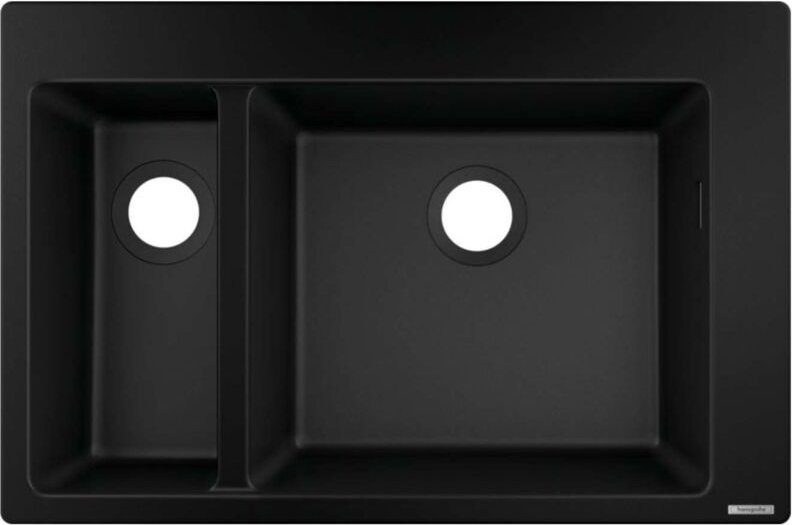 Einbauspüle S51 S510-F635180x450mm, Graphitschwarz - Hansgrohe