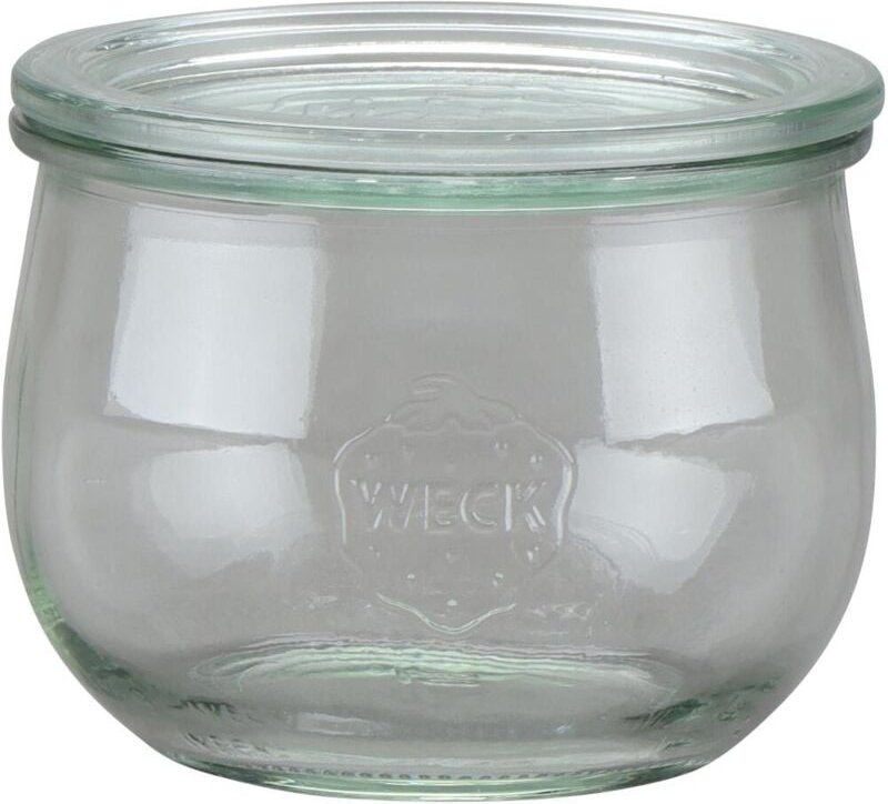 Siena Home - Tulpe-Glas 'Cucinare' Rundrand 580 ml Weck-Glas, Rundrand-Deckel