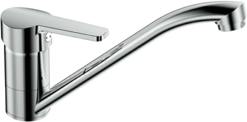 Sam Outillage - sam Einhebel - Spültischbatterie forum, chrom, mit Schwenkauslauf und Flexschläuchen