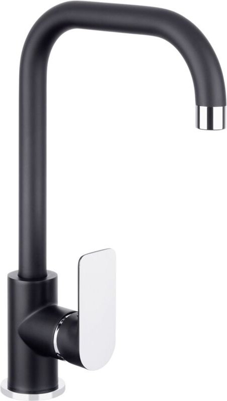 Cornat Einhebel-Spültischarmatur Noir schwarz-chrom