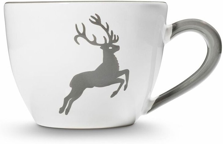 Gmundner Keramik - Grauer Hirsch, Teetasse Maxima 0,4 Liter