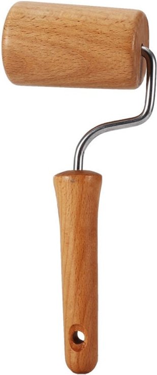 Küchen-Nudelholz und Pizzaroller aus Holz, Backutensil für hausgemachten Teig, ideal für Bäcker und Kochbegeisterte (Sti...