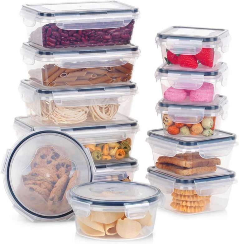 Thumbnail - Food containers with lid and seal 12 pcs