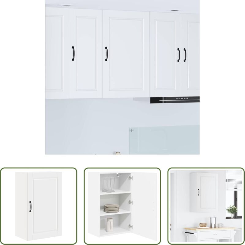 Küchenschränke Weiß - Küchenschrank mit Regal Weiß 50 x 31 x 80 cm Holzwerkstoff