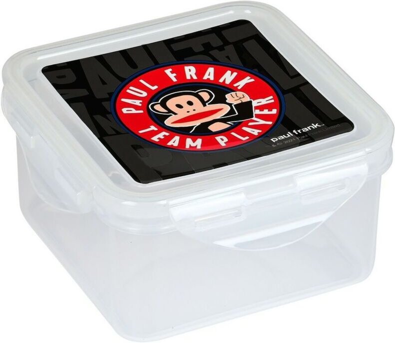 Brotdose paul frank Teamspieler Polyurethan schwarz (13 x 7,5 x 13 cm)