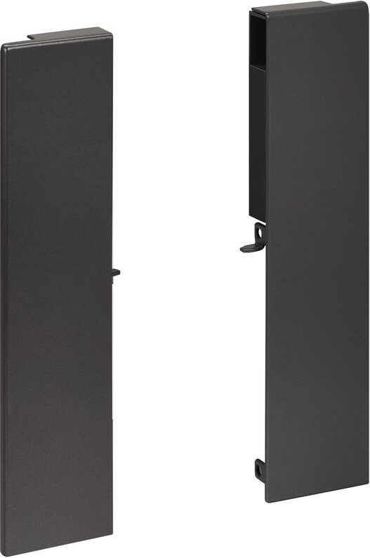 1 Paar Frontadapter für so-slim Schubladensystem Innenschubkasten (anthrazit / für Schubladenhöhe 167 mm) Schubladenfron...