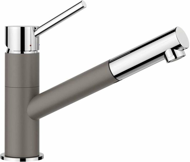 Blanco Kano S - Küchenarmatur mit ausziehbarem Auslauf, grau/chrom 526952