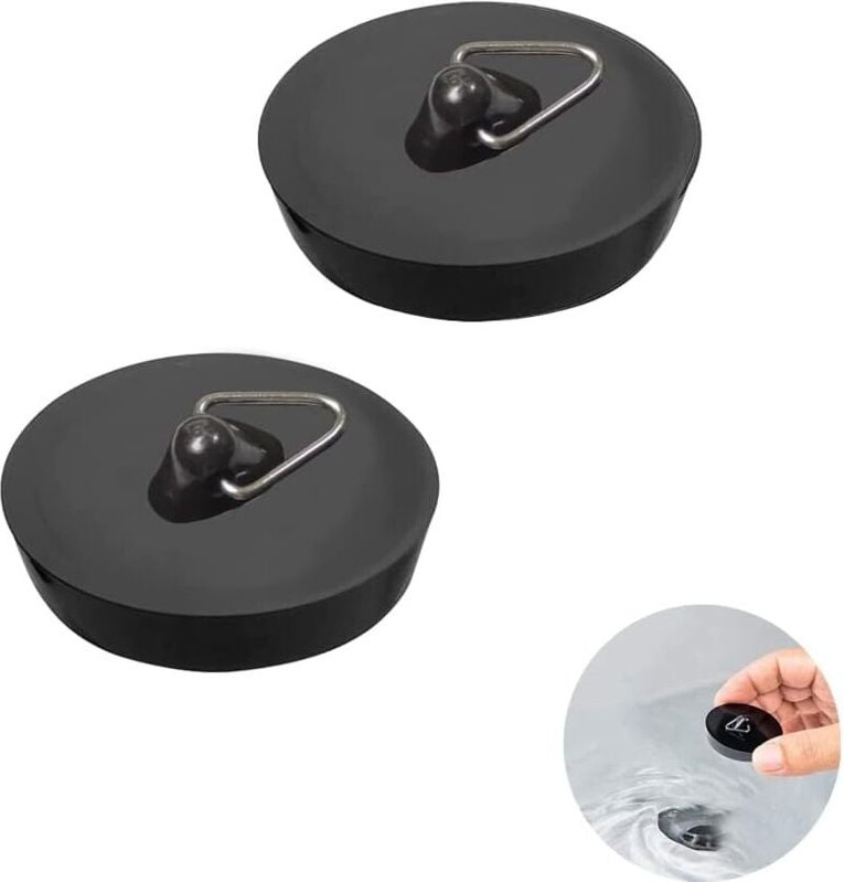 Linghhang - Abflussstöpsel, Waschbeckenstöpsel für Abfluss, Gummi-Waschbeckenstöpsel mit Aufhängering, Universalstöpsel ...