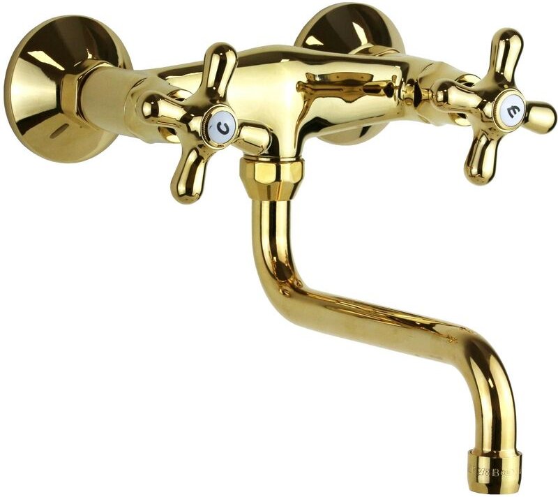 Paffoni - copy of Wand-Spültischbatterie Iris - viola IRV161 VLV161 Gold - Iris