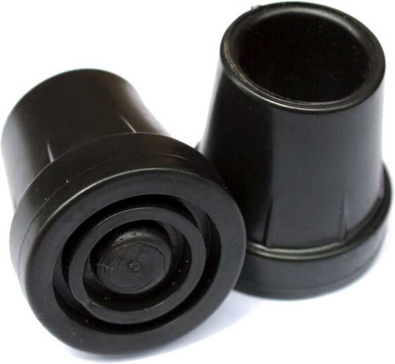 Shining House - Gummispitzen für Gehstöcke und Krücken – Schwarz – 19 mm