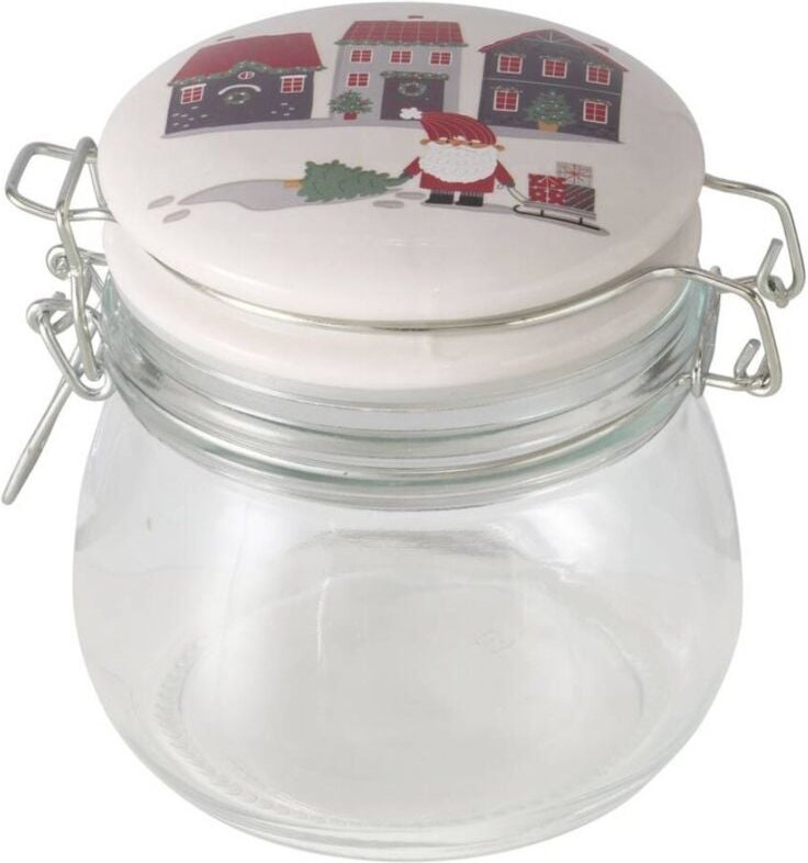 Glasbehälter mit Porzellandeckel monti, 450 ml