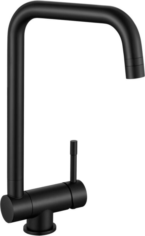 Küchenarmatur Klappbar Wasserhahn für Küche, Umklappbare Spültischarmatur 360 ° Drehbare Küche Mischbatterie, Schwarz