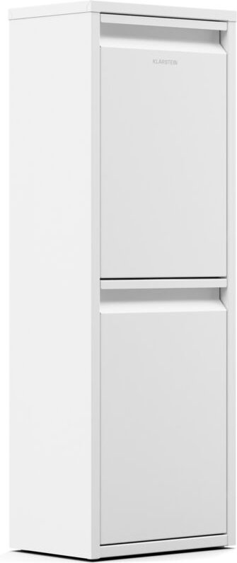 Klarstein Dual Compartment Mülleimer 2 Fächer - 36 L Mülltrennsystem, Edelstahl, Wandmontage, Kompakt & Platzsparend, Se...
