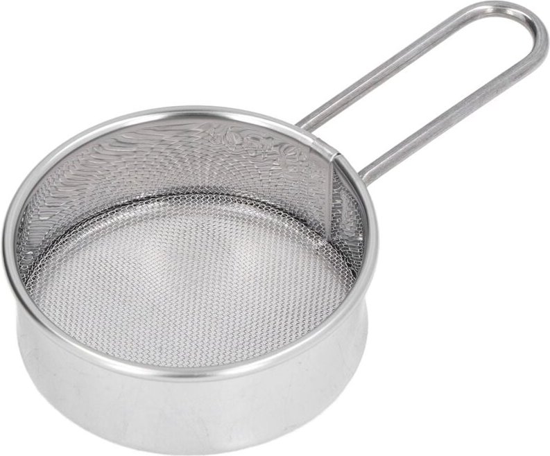 Acouto Mini-Rundmehlsieb, 304 Edelstahl, feines 40-Mesh-Kleines Profi-Mehlsieb für Heimbäckereien und Konditoreien (Sieb...