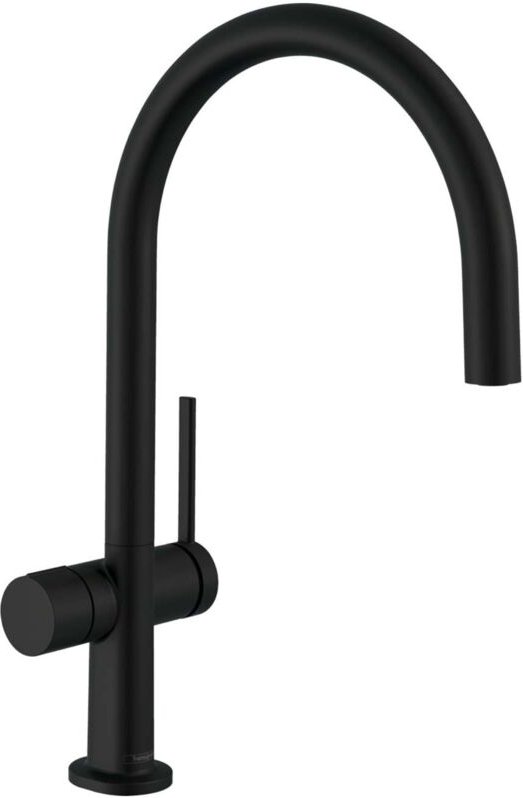 M54 - Spültischmischer Talis 220, Geräteabsperrventil, schwarz matt 72805670 - Hansgrohe