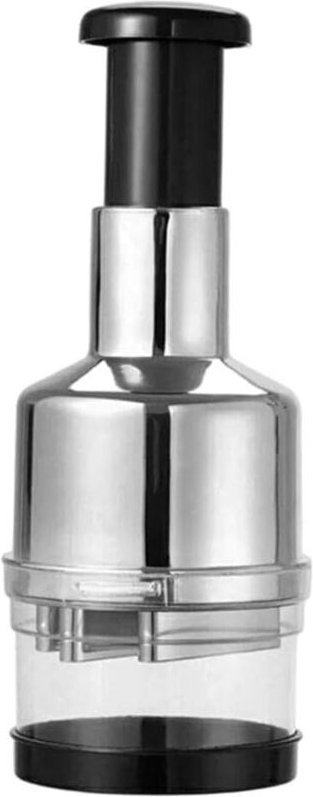 Edelstahl Lebensmittelzerkleinerer, Gemüseschneider, Küchenvorbereitungswerkzeug, manueller Press-Schneider