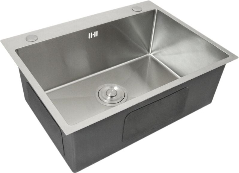 Monster Shop - Edelstahl Küchenspüle Einbauspüle Eckig Spüle Spülbecken Gastro Einbauspüle 60cm