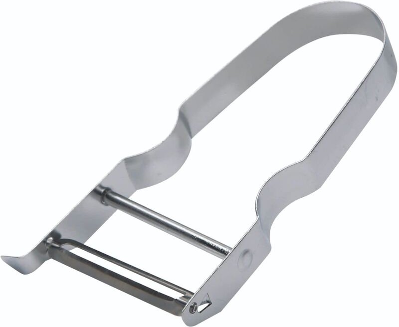 Kitchencraft Gemüseschäler, Edelstahl, Silber, 9x3x10 cm