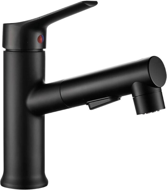 FONTE Freistehende Waschtischarmatur mit Ausziehbrause