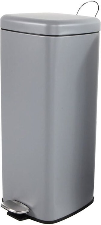 Mojawo - Metall Tretmülleimer 30L grau-MTM1003-grau