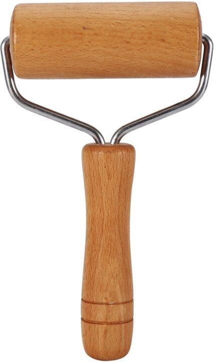 Pizza-Nudelholz, Nudelholz aus Holz, Nudelholz für Kuchen und Pizza, Backutensilien (Stil 2).