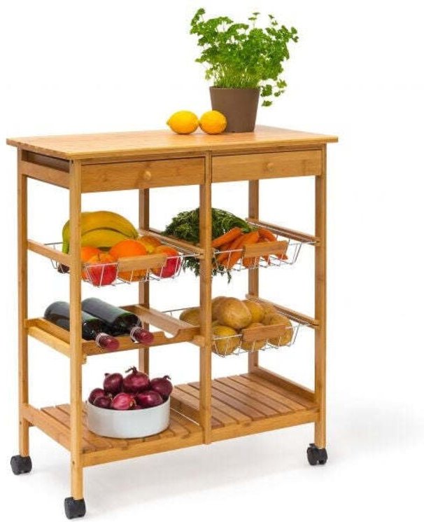 Northix - Servierwagen james xxl mit 3 korben 88