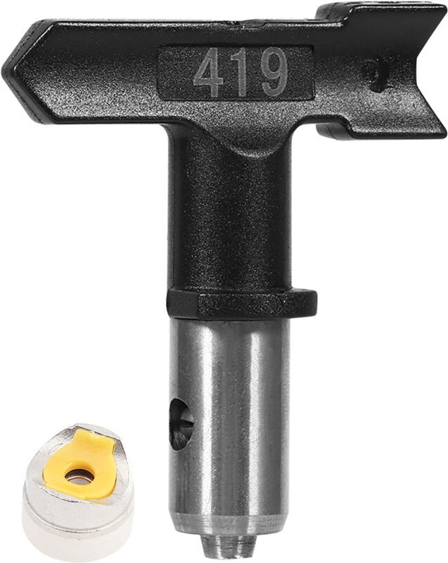 Wolframstahl-Farbspritzdüsen aus Papier, 8 Größen mit Sprühbereich für mittelgroße bis große Gebäude, Innen- und Außenbe...