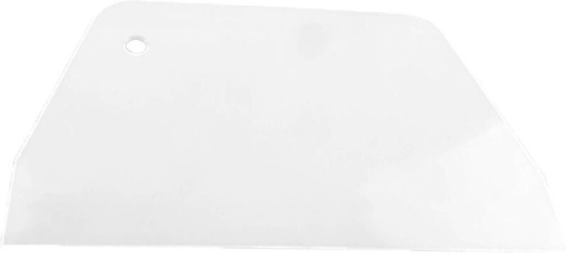 Fdit Großer multifunktionaler Teigschaber aus ABS für die Küche, langlebiger Teigschaber zum Backen, 19,3 x 12,7 cm, ide...