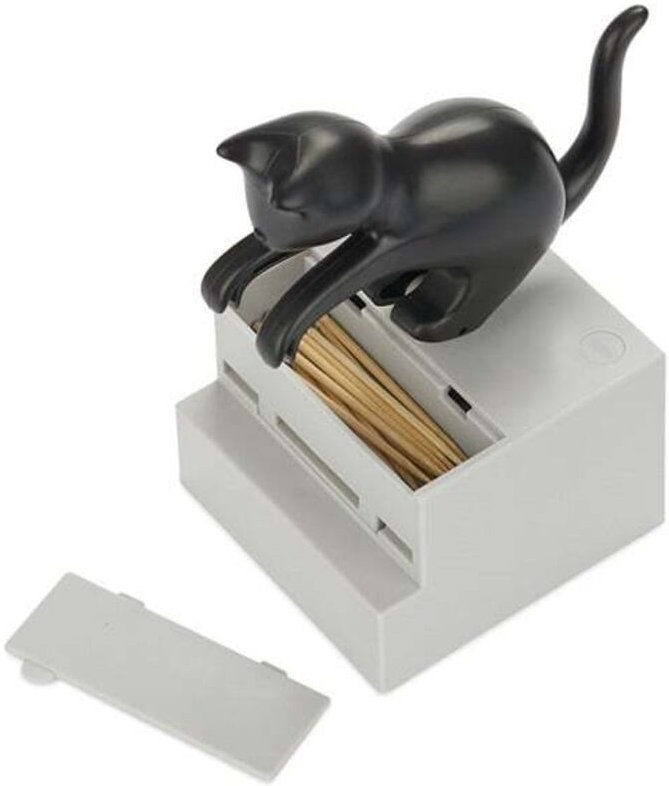 Zahnputzbecher Kitty, ein praktisches Küchengerät, Katze, Katzentisch