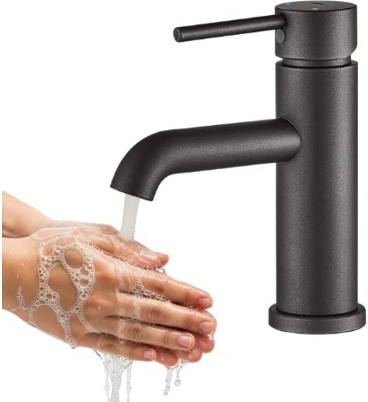 Freistehender Waschtischhahn ohne Stöpsel Graphit NOIA Kuchinox BNK920D