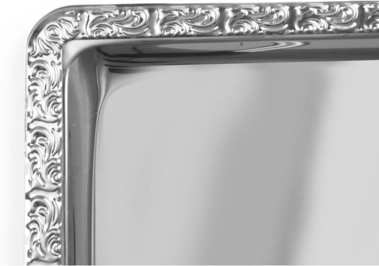 Thumbnail - HENDI Servierplatte GN 1/1, mit Zierrand, GN 1/1, 530x325mm