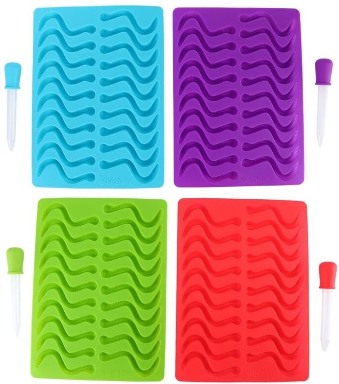 Denash Sweetland Sweets Food Earth Silikonform: Multifunktionales Backzubehör für die Herstellung von Süßigkeiten oder S...