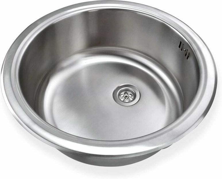 Stabilo-sanitaer - Edelstahl Einbauspüle 'Ronda 1' Küchenspüle Rundbecken Rundspüle