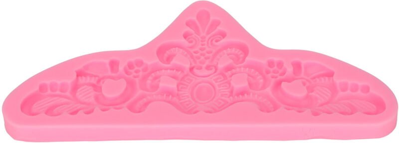 Silikonform mit rosa Prägemuster – für einfaches Herauslösen beim Backen