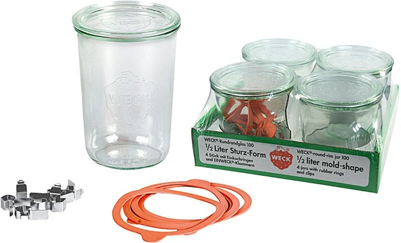 Tray Sturzgläser eingeschweißt 4er Set