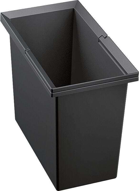 Blanco Abfallsammler 19 Liter Select - Mülleimer passend zu Einbaumülleimer Mülltrennsystem, Kunststoff anthrazit