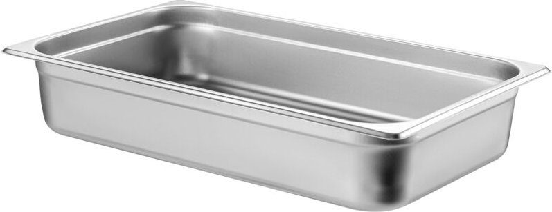 Mophorn - Hotelpfanne,Dampfpfanne in voller Größemit Anti-Stau-Funktion,0,8mm dicke Edelstahl-Restaurant-Tischpfanne,4Zo...