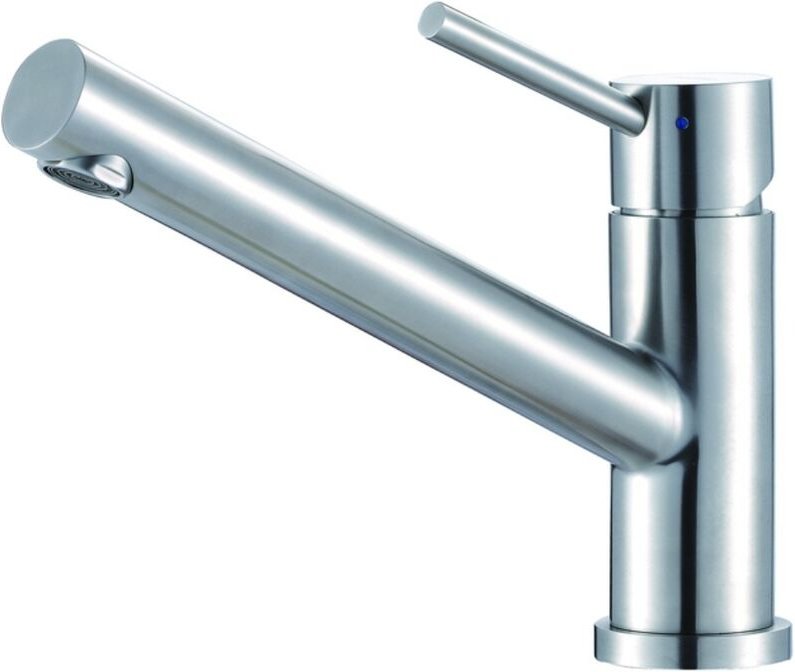 Victory Einhebelmischer mit Keramikkartusche - Edelstahl matt gebürstet, Hochdruck