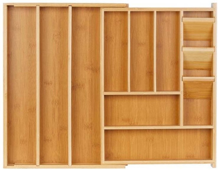 Ausziehbare besteckschublade