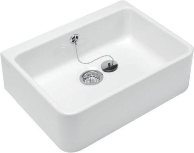 Villeroy&boch - O.novo - Spülbecken, 60x50 cm, Keramik, Alpinweiß 63220001