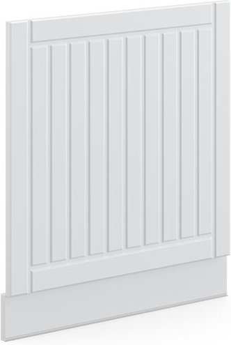 Vicco - Frontblende Fame-Line, Weiß Landhaus, 60 cm ohne Arbeitsplatte