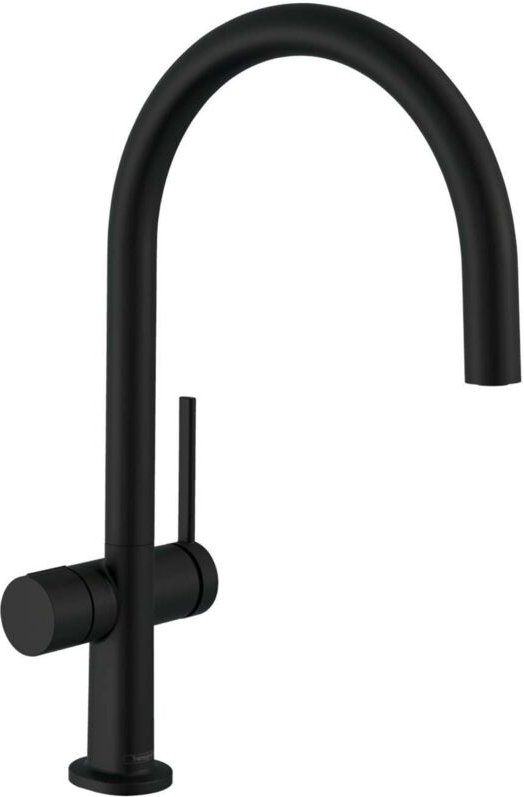 M54 - Spültischmischer Talis 220, Geräteabsperrventil, schwarz matt 72805670 - Hansgrohe