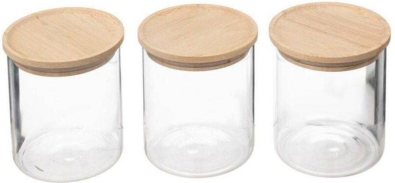 5five Simply Smart - Set aus 3 luftdicht verschlossenen glasgefäßen 350ml hermet - 5five