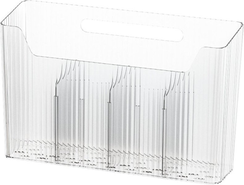 Selbstklebende Aufbewahrungsboxen zur Wandmontage für Küchenschranktüren – Küchen-Organizer für kleine Gegenstände (tran...